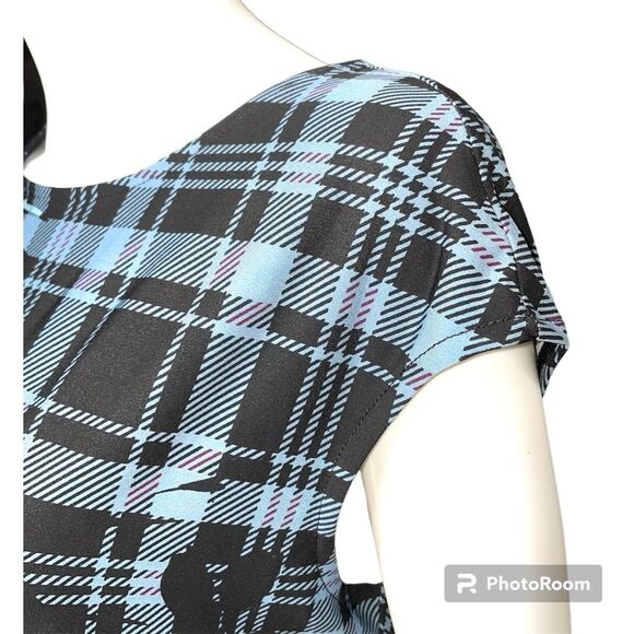 Chico's Bouquet Print Knee Length Sheath Dress Chico's Size 2 - Picture 4 of 8